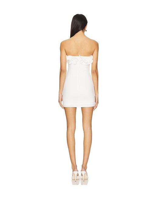 MORE TO COME White Cristina Mini Dress