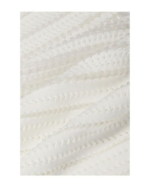 Halo White Veiled Mini Dress