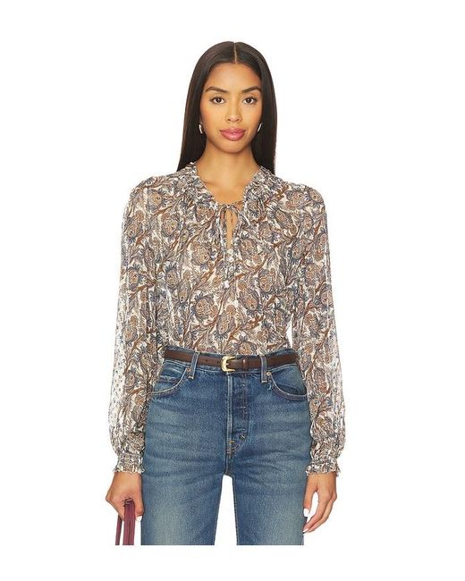 Veronica Beard Blue Hickory Blouse