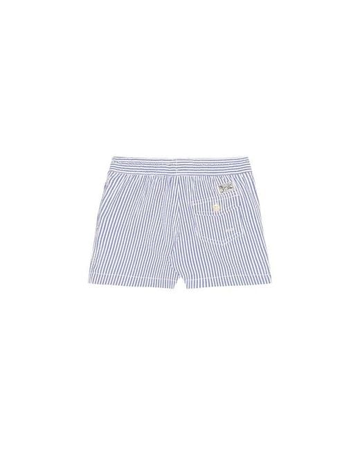 Polo Ralph Lauren Blue Cotton Poly Blend Traveler Swim Trunk