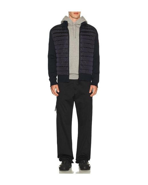 Canada Goose Black Hybridge Knit Jacket for men