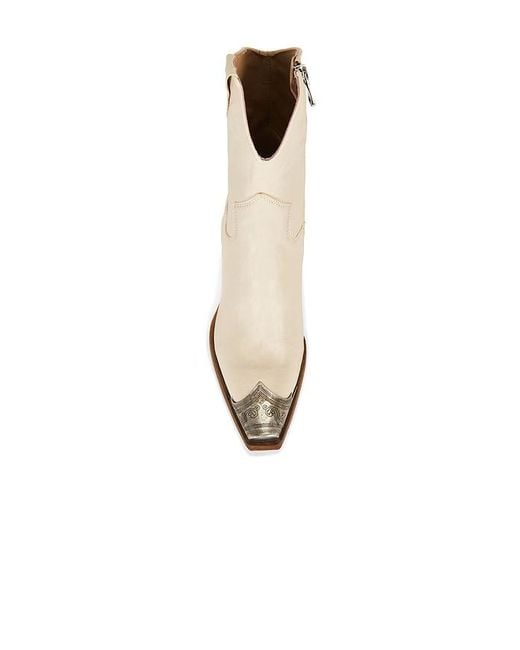 Free People White Brayden Western Boot