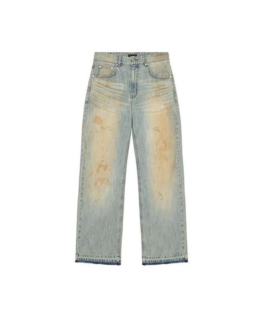 we11done Green Denim Pants for men