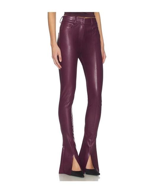Norma Kamali Red Spat Jeans
