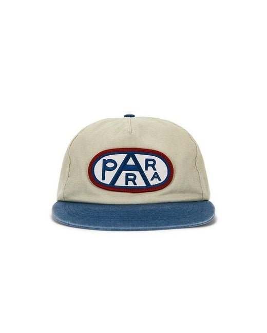 by Parra Blue Gas Station 5 Panel Hat for men