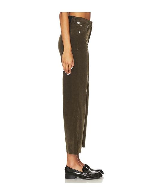 Citizens of Humanity Green Lyra Wide Leg Crop