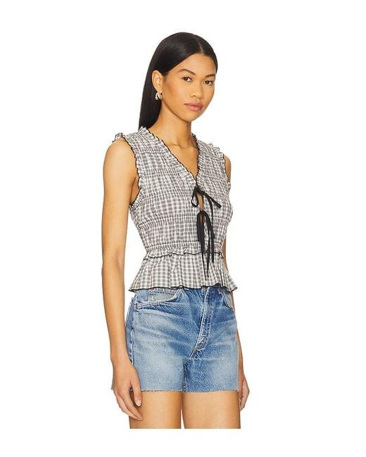 Rails Blue Martine Top