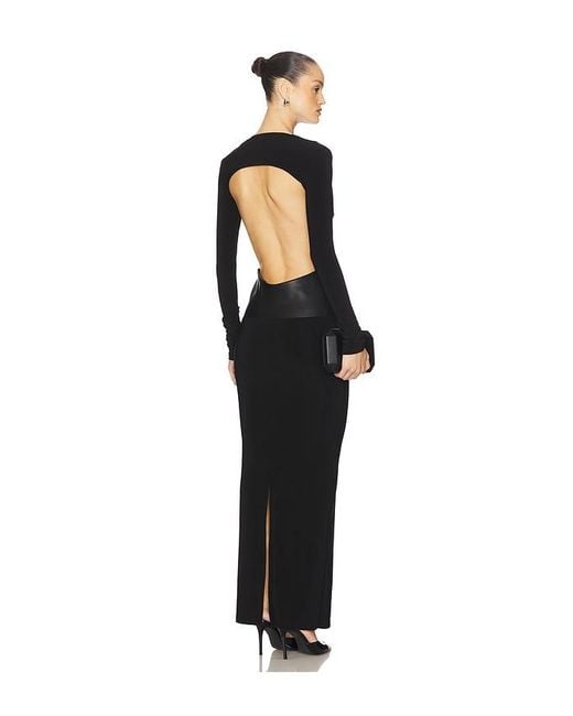 I.AM.GIA Black Carmina Maxi Dress