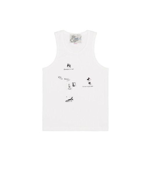 JUNGLES Blue No Where To Go Tank Tops for men