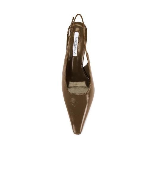Tony Bianco Brown Sassy Slingback Pump