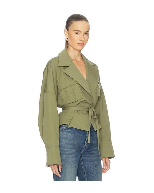 Camila Coelho Green Mari Jacket