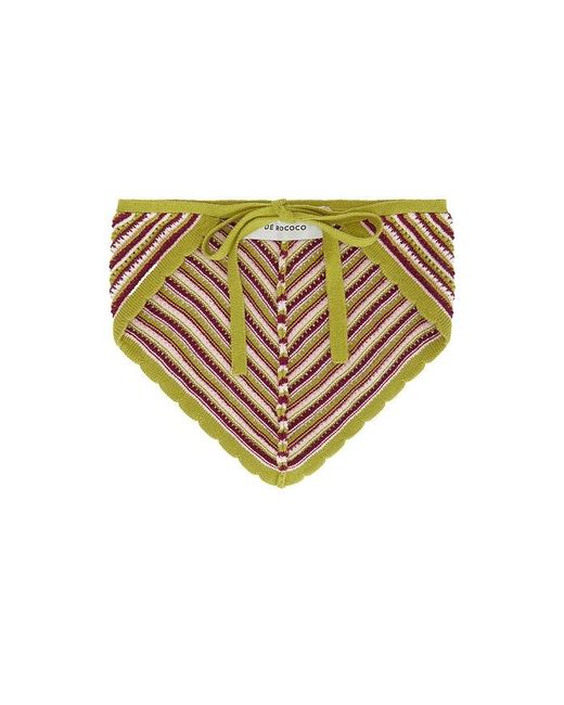 De Rococo Natural Crochet Bandana