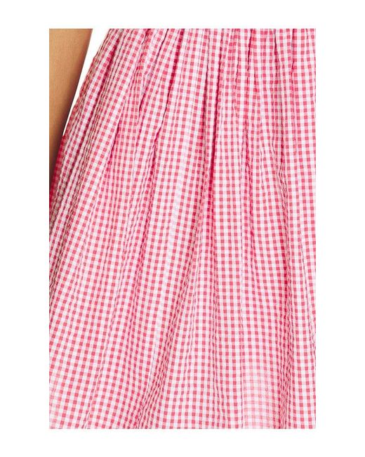 LoveShackFancy Red Khloe Dress