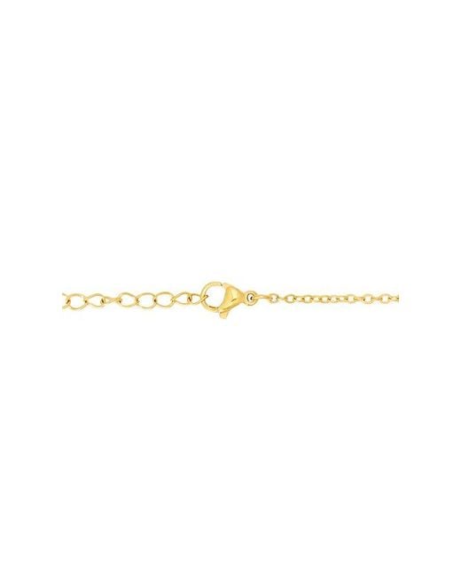 petit moments Metallic Initial Letter Necklace