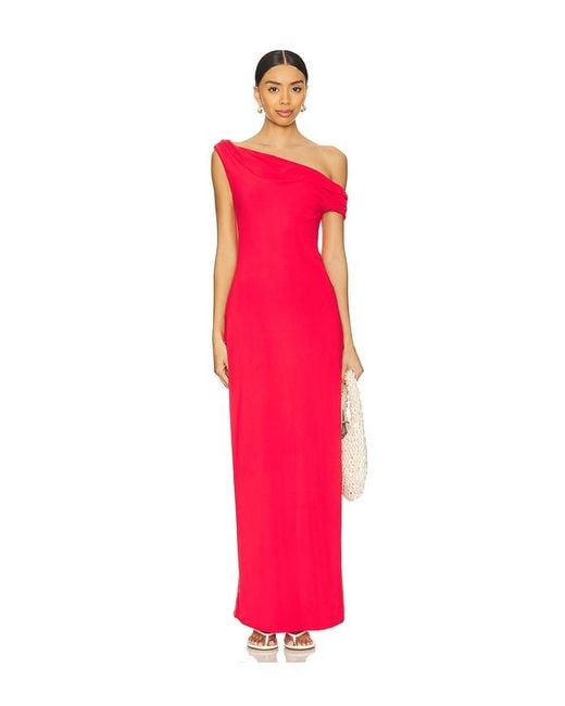 Bondeye Red Maxikleid Nixi