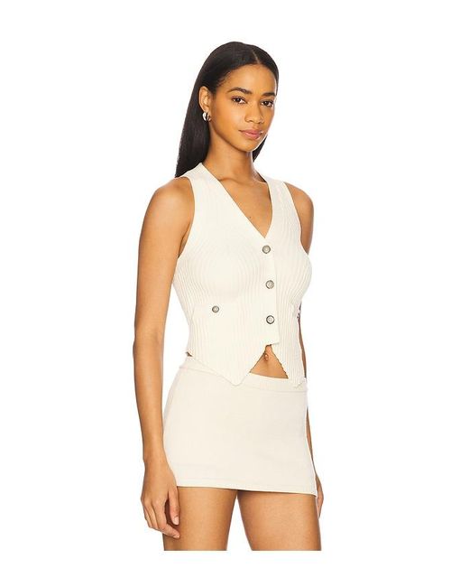 Free People White Weste Summer Love