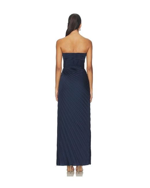 AMUR Blue Joyceann Sweetheart Gown