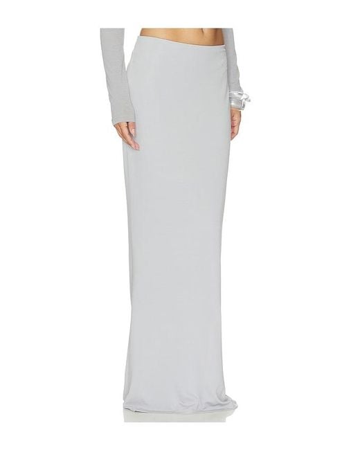 Nbd White Amreen Maxi Skirt