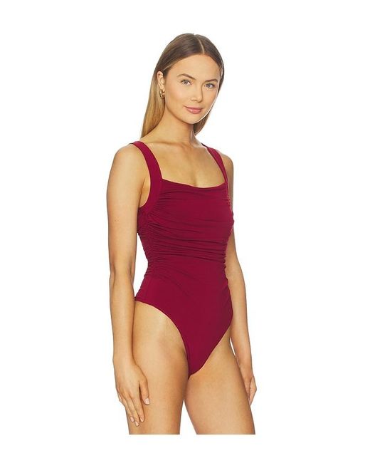 Astr Red Voncile Bodysuit
