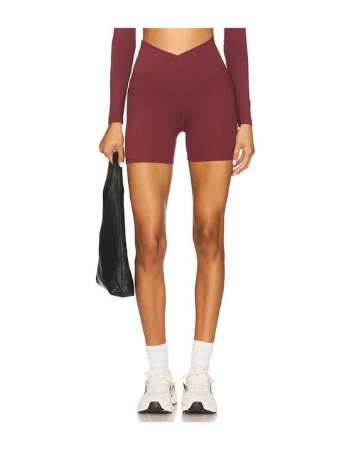 WellBeing + BeingWell Red Shorts Callista