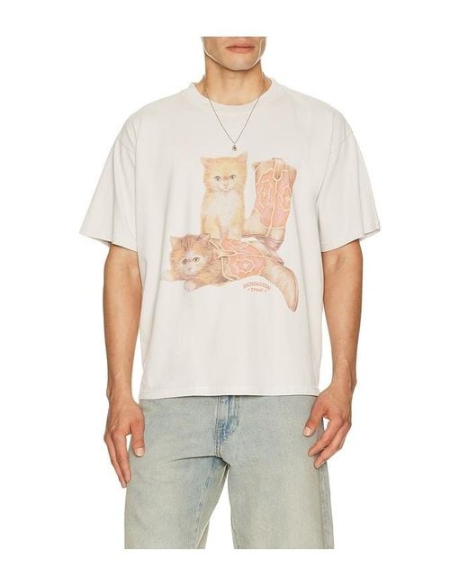 Remington Stone Blue Kittens Tee for men