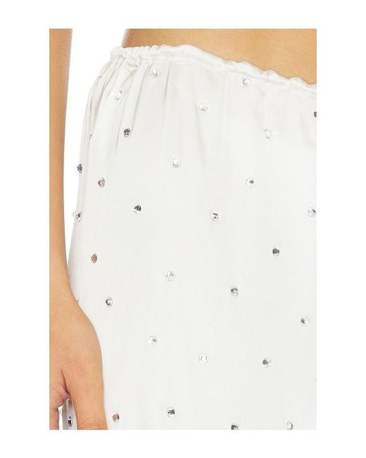 Oseree White Bridal O Gem Pants