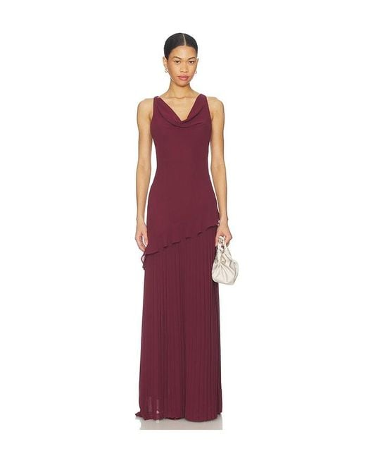 Lovers + Friends Women's Purple Marleen Gown