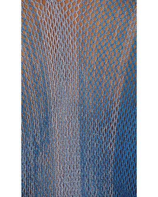 Luli Fama Blue Ocean Queen Long Caftan