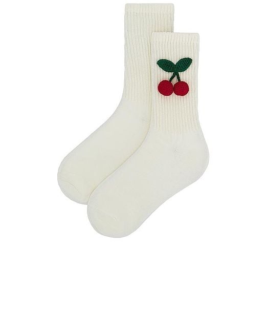 Casa Clara White Paulina Sock