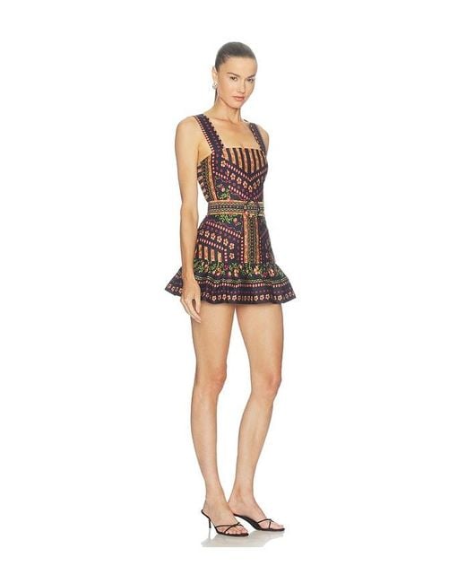 Amanda Uprichard Natural Lena Skort Romper