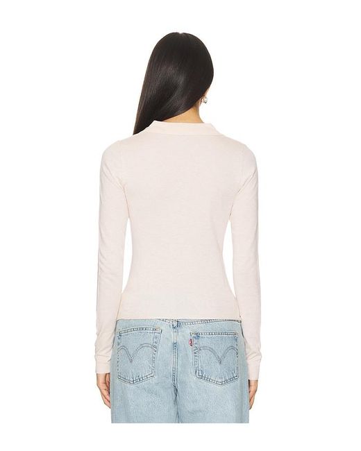 SNDY'S White Veda Long Sleeve Top