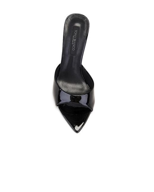 Tony Bianco Black Malibu Mule