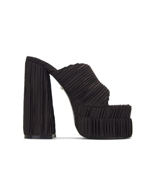 RAYE Leather Stand Platform in Black Lyst