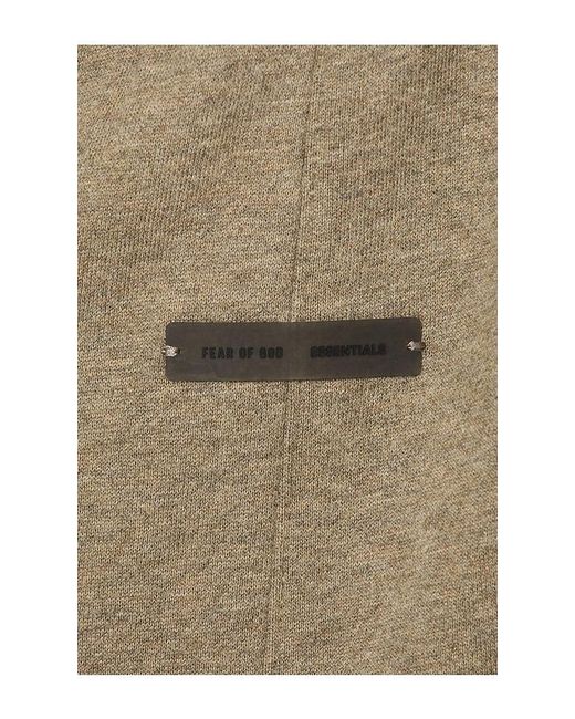 Fear Of God Natural Logo-Embellished Cotton-Blend Jogging Bottoms for men