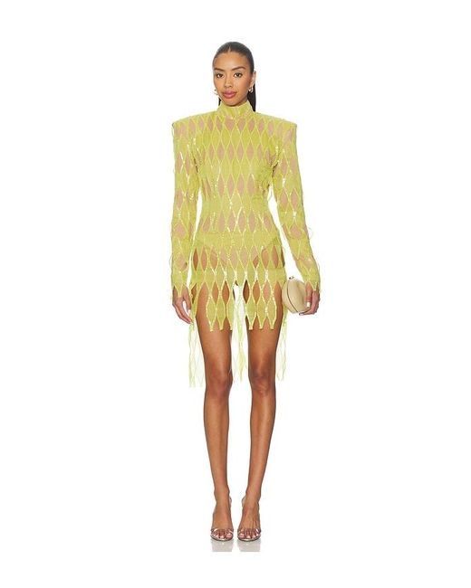 The Dolls House Yellow Harlequin Romper