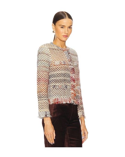 Veronica Beard Natural Sariyah Knit Jacket