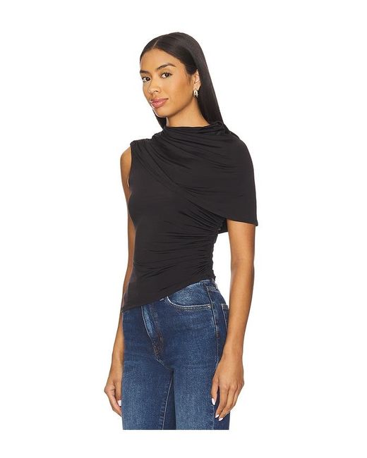 Lovers + Friends Black Belinda Top
