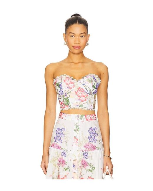 Charo Ruiz White Bio Bustier