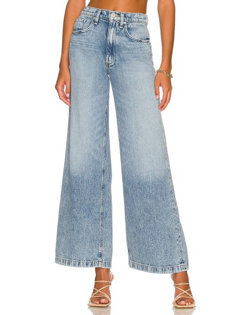 Hudson Jeans Cotton Jodie High Loose Wide Leg Jean in Blue | Lyst