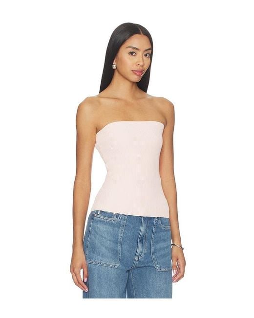 DL1961 Blue Dl Tube Top Instasculpt Rib