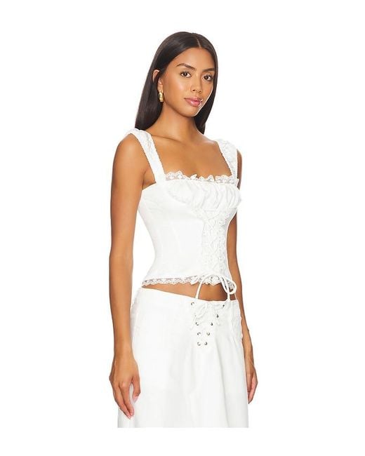 Lioness White Palmer Corset