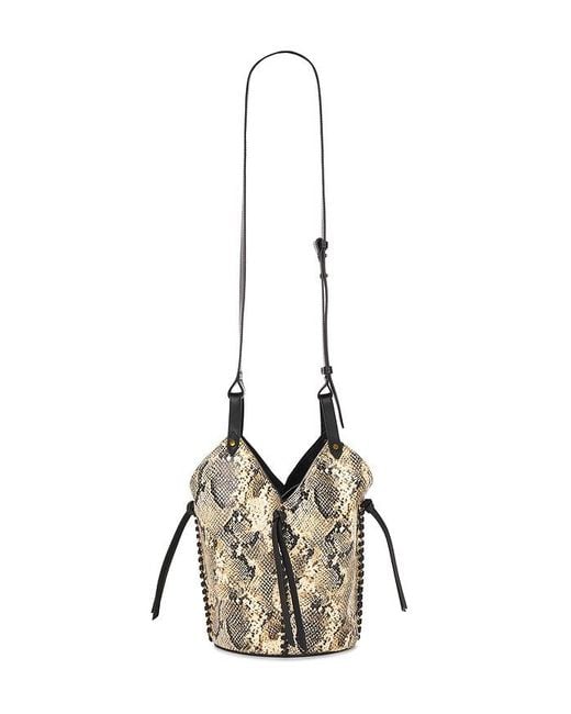 Bolsa Mini Tampa En Color Crema Talla Isabel Marant de color Multicolor