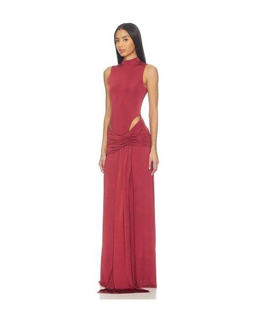 Nbd Red Imari Gown