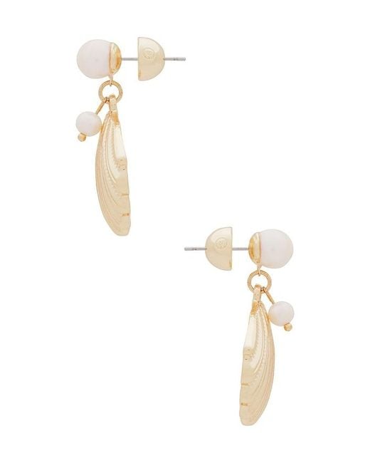 Ettika White Shell Earring