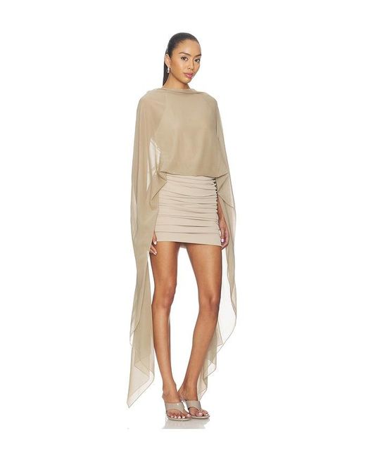 Silvia Tcherassi Natural Kedar Mini Dress