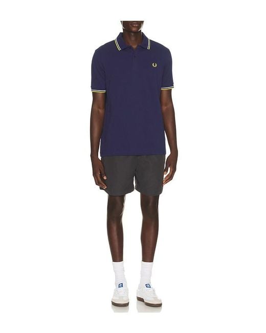 Fred Perry Black Tennis Short for men