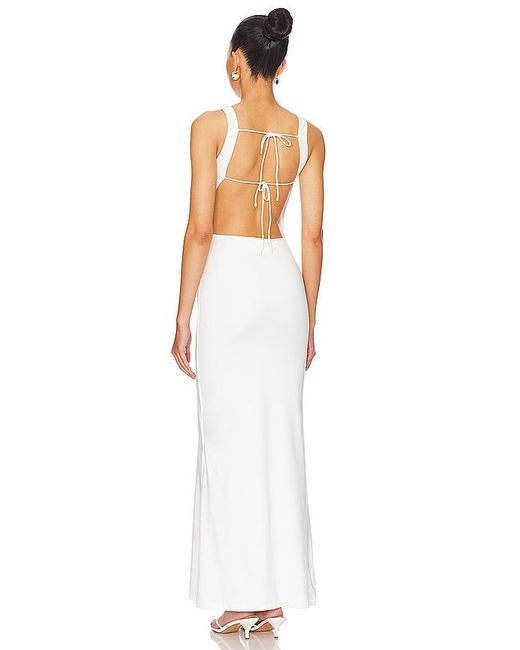 superdown White Astra Maxi Dress