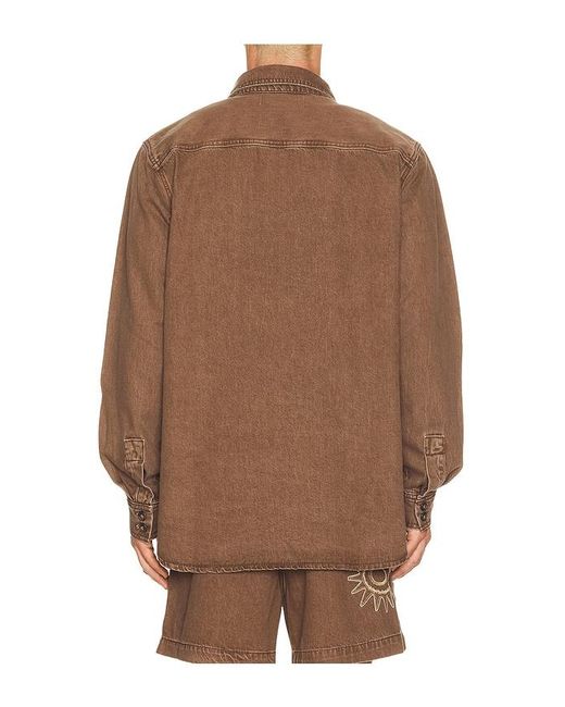 Agua Bendita Brown Ethan Shirt for men