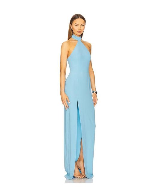 Amanda Uprichard Blue X Revolve Queen Gown