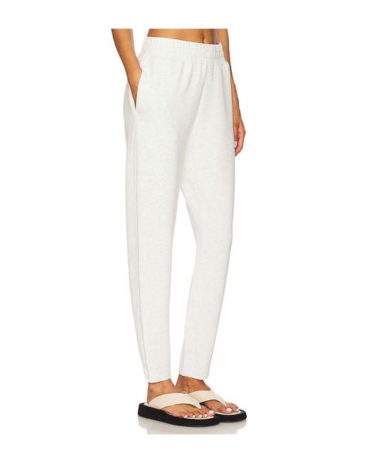 Varley White Hose Slim Zip Hem